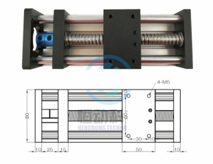 Модуль линейного перемещения оси Z: 80-16-200