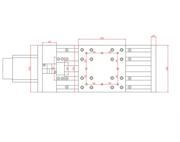 Модуль линейного перемещения оси Z: S150-16-100 для станков с чпу - ЧПУ Центр