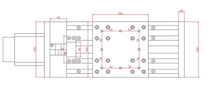 Модуль линейного перемещения оси Z: S150-16-100 для станков с чпу - ЧПУ Центр